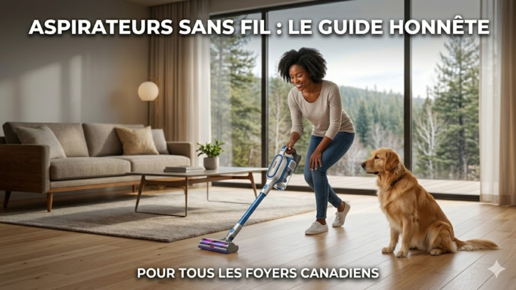 Meilleur aspirateur sans fil au Canada : Guide honnête pour faire le bon choix 2026
